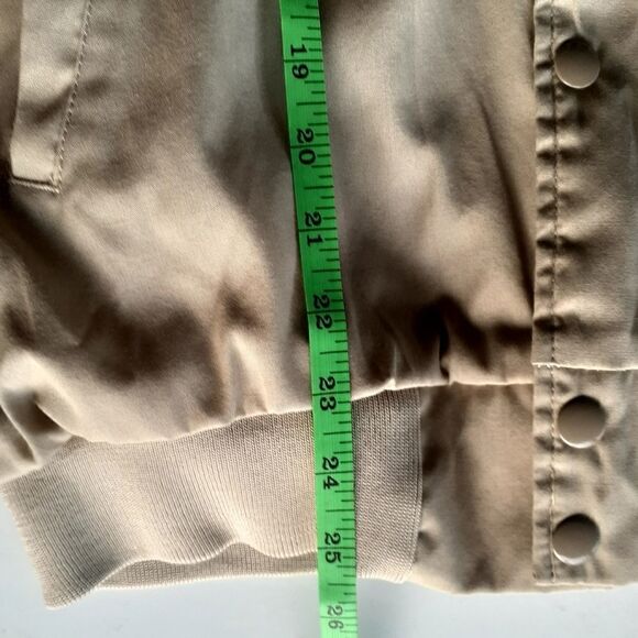 Vintage 1994 Cutting Horse Futurity Augusta Ga Bomber Style Jacket Sìze L Tan - Picture 7 of 10
